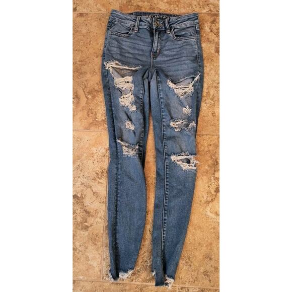 American Eagle Jegging Next Level Stretch Women Size 2 Inseam 27-28(See Pics) - Picture 1 of 16